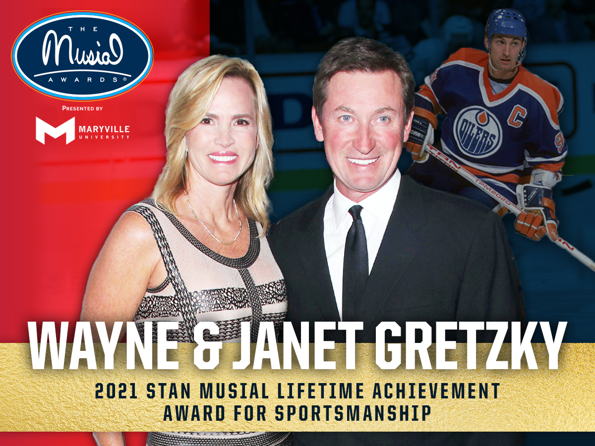 Wayne And Janet Gretzky To Receive The 2021 Stan Musial Lifetime ...